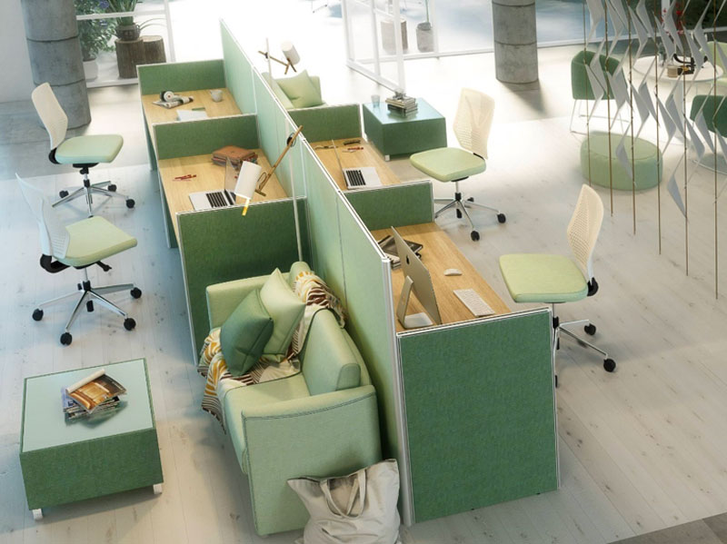 Mobilier de bureau professionnel : 5 solutions ergonomiques panneauxséparation - Mobilier de bureau professionnel : 5 solutions ergonomiques