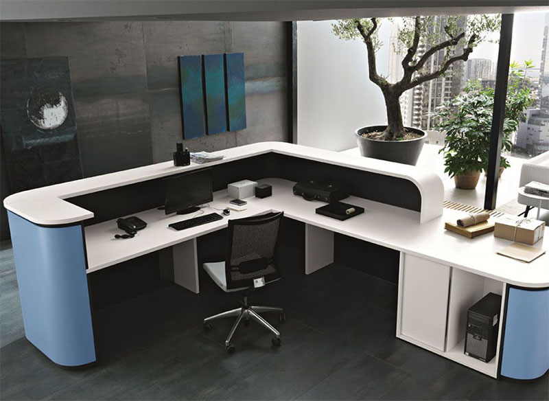Mobilier banque d'accueil : comment valoriser son image ? Comptoir daccueil - Mobilier banque d'accueil : comment valoriser son image ?